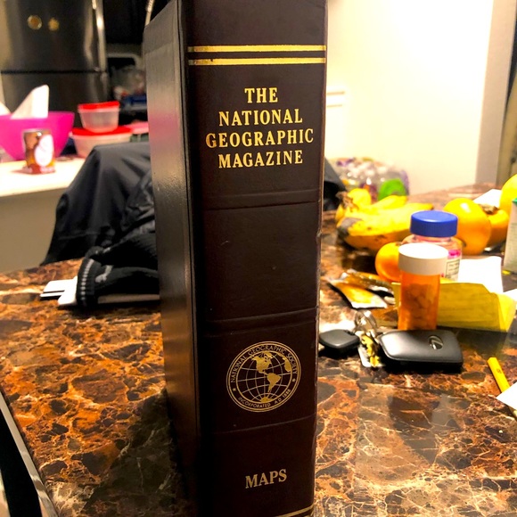 national geographic magazine maps contain 7 maps as listed - Picture 1 of 7